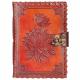 LOTUS FLOWER LEATHER JOURNAL