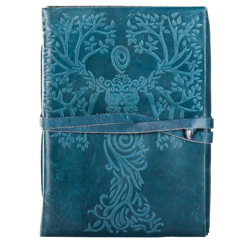 BLUE SUEDE GODDESS TREE JOURNAL