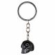 BLACK OBSIDIAN SKULL KEYCHAIN