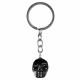 BLACK OBSIDIAN SKULL KEYCHAIN 1