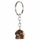 TIGER EYE SKULL KEYCHAIN