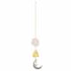 MOON AND STAR HANGING DECORATION