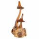 DOUBLE WOODEN MUSHROOMS 1