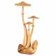 TRIPLE WOODEN MUSHROOMS 1