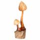 TALL DOUBLE WOODEN MUSHROOM 2