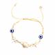 EVIL EYE PULL TIE BRACELET