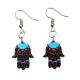 ASSORTED WOOD HAMSA EARRINGS 2