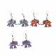 ASSORTED WOOD ELEPHANT EARRINGS 3