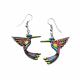 ASSORTED WOODEN HUMMINGBIRD EARRINGS 1