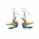 ASSORTED WOODEN HUMMINGBIRD EARRINGS 2