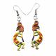 ASSORTED WOOD KOKOPELLI EARRINGS