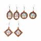 ASSORTED WOOD LG EARRINGS 2