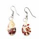 TEARDROP DRIED DAISY RESIN FLOWER EARRINGS 1