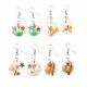 ROUND DRIED FLOWERS RESIN EARRINGS 3